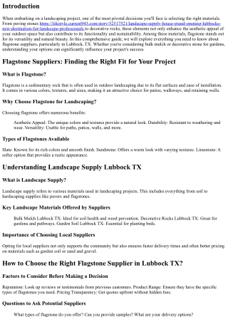 Flagstone Suppliers: Finding the Right Fit for Your Project