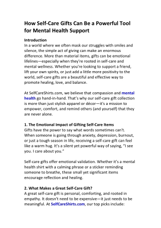 self care shirt blog 21