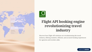 Flight-API-booking-engine-revolutionizing-travel-industry