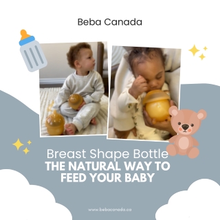 Natural Breast Shape Baby Bottle – Comfort Feeding for Newborns
