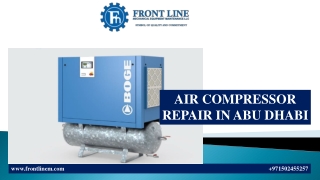 AIR COMPRESSOR REPAIR IN ABU DHABI
