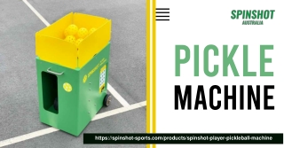 Spinshot Sports AU Pickle Machine – Precision Pickleball Launcher