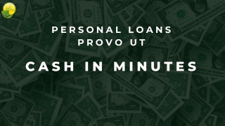 Affordable Personal Loans in Provo, UT – Quick Approval & Low Rates
