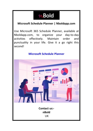 Microsoft Schedule Planner  Nboldapp.com