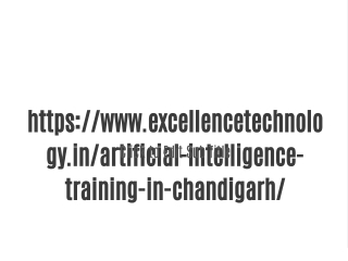 Join Artificial Intelligence Training In Chandigarh