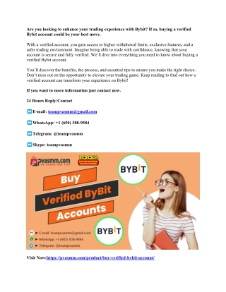 How do I quickly buy a verified Bybit account in the USA 2