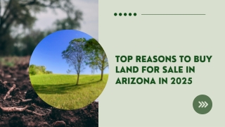 Top Reasons to Buy Land for Sale in Arizona in 2025