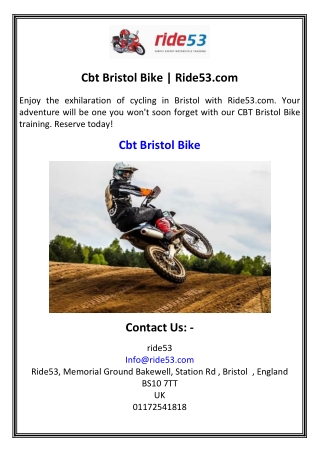 Cbt Bristol Bike  Ride53.com