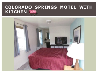 Colorado Springs motel with kitchen
