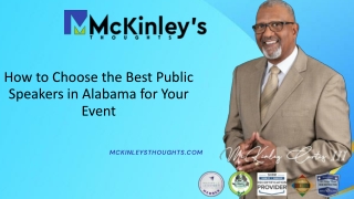 How to Choose the Best Public Speakers in Alabama for Your Event