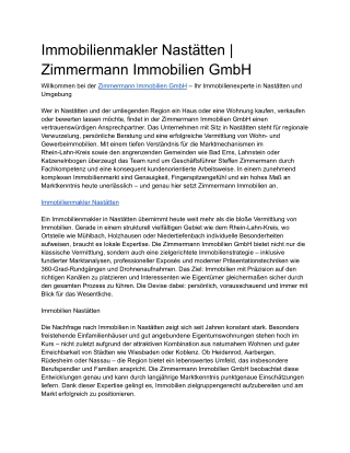 Immobilienmakler Nastätten _ Zimmermann Immobilien GmbH