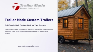 Trailer Made Custom Trailers Built Tough Built Custom Built for Your Journey