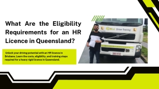 What Are the Eligibility Requirements for an HR Licence in Queensland
