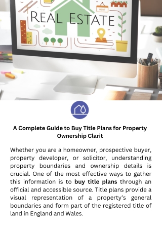 A Complete Guide to Buy Title Plans for Property Ownership Clarit