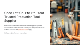 Chee-Fatt-Co-Pte-Ltd-Your-Trusted-Production-Tool-Supplier