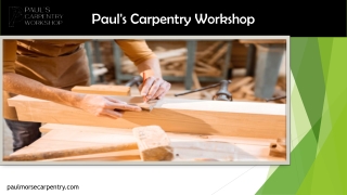 Paul's Carpentry Workshop