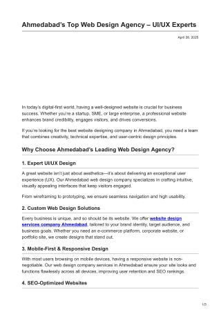 Ahmedabads Top Web Design Agency  UIUXExperts