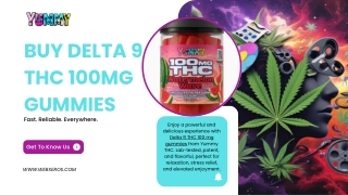 Buy Delta 9 THC 100mg Gummies