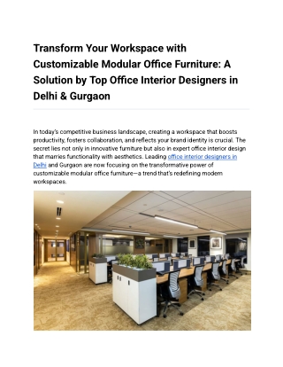 office interior in delhi and gurgaon