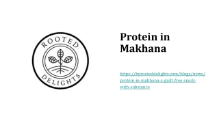 Protein in Makhana