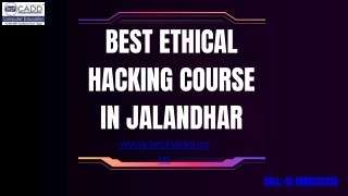 Best ethical hacking course in jalandhar