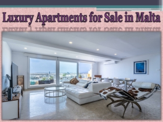 Luxury Apartments for Sale in Malta