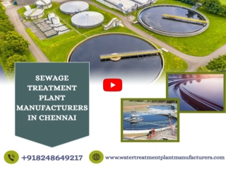 Industrial Sewage Treatment Plant in Chennai