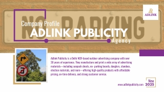 Adlink Publicity – Your Trusted Outdoor Advertising Partner in Delhi NCR