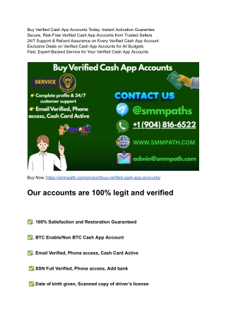 Best 20 Sites to Buy Verified Cash App Accounts in 2025