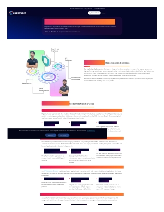 Application Modernization Services