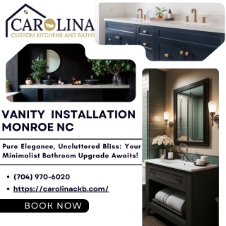 Vanity Installation Monroe NC