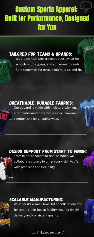 Custom Sports Apparel: Built for Performance, Designed for You