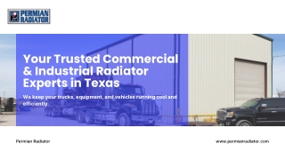 Reliable Radiator Repair Service in Texas – Permian Radiator Experts
