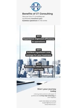 Benefits of IT Consulting