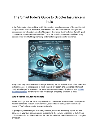 Buy Two Wheeler Insurance Online Easily