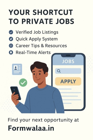 Your Shortcut to Verified Private Jobs – Formwalaa.in