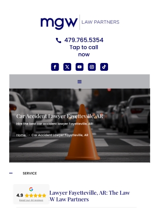 Car Accident Lawyer Fayetteville, AR