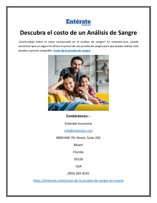 Conoce sobre Costos Médicos en Miami