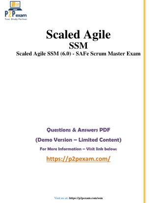 SSM  Questions and Answers pdf dumps