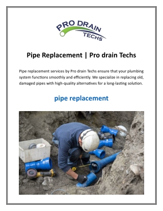 Pipe Replacement