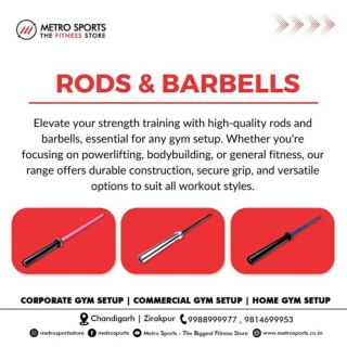 Buy Rods and Barbells Online from Metro Sports The Fitness Store