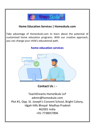 Home Education Services  Homeskule.com