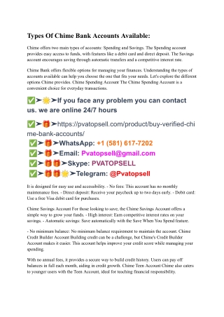 Why Some People Choose To Buy Chime Bank Accounts