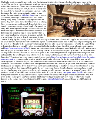 Playing Poker At The Casino Now