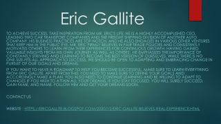 Eric Gallite