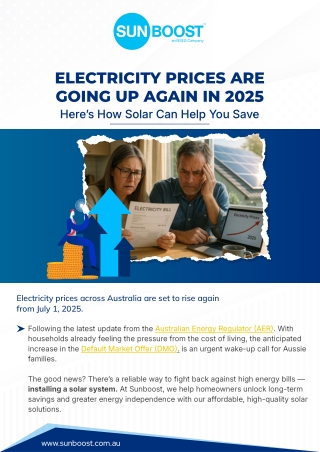 Protect Your Home from 2025 Power Price Hikes with Smart Solar Solutions