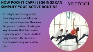 How Pocket Capri Leggings Can Simplify Your Active Routine