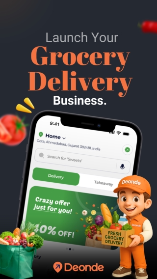 Launch Your Grocery Delivery App with Deonde!