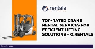 Professional Crane Rental Services in UAE – O.Rentals