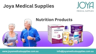 Buy Nutrition Supplements in Australia - Joya Medical Supplies